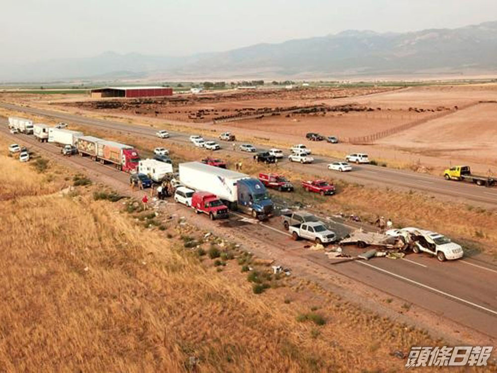 美國猶他州發生22車相撞事故至少8人喪生 頭條日報