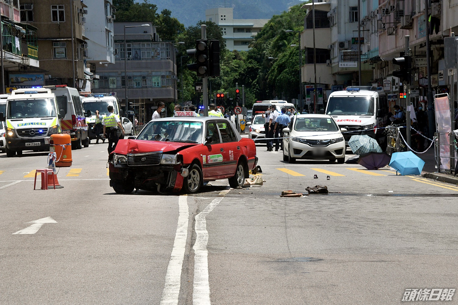 大埔致命車禍 的士業界質疑肇事司機駕駛態度不正確 頭條日報