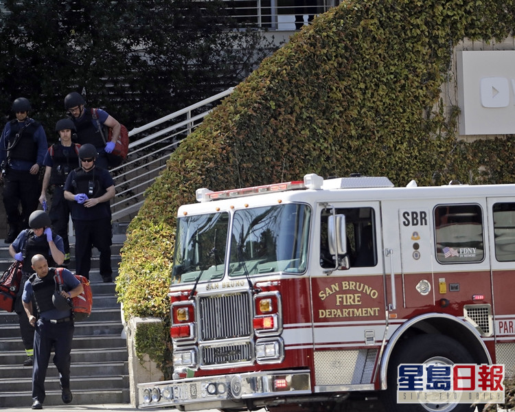 圖輯 Youtube加州總部槍擊案4人傷女槍手傳吞槍亡 星島日報