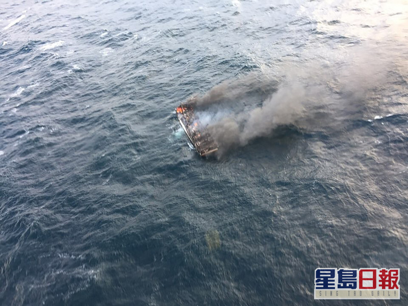 韓國漁船濟州對出起大火全毀船員1死11失蹤 星島日報