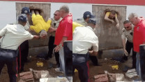 鑿牆越獄︱委內瑞拉20笨犯爬出洞   警察正開會全部一網打盡
