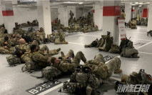 國民警衛軍駐守國會後被趕 逾5千人共用停車場廁所