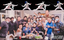 全廠停拍見證張家朗奪金 Ben Sir溫馨提示:場火煱戲未拍完