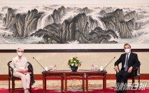 王毅會見美國副國務卿舍曼 向美方提出三條底線