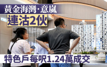 黄金海湾．意岚连沽2伙 特色户每尺1.24万成交