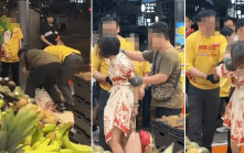 長裙女旺角超市高買 遭職員捏頸推跌撳地制服 過程惹網民熱議｜有片