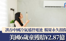 天價賠償︱美國童吞中國冷氣遙控電池  付¥2.87億換和解
