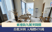 東邊街九號突開價 首批30伙 入場價470萬