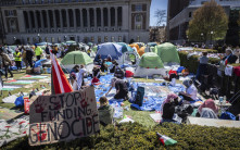美國大學反以示威持續 白宮：拜登支持言論自由