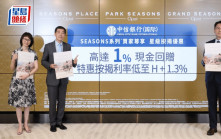 GRAND SEASONS夥銀行推按揭優惠 倡百元印花稅門檻擴寬至600萬