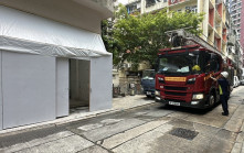 中環地舖裝修鑿穿煤氣喉釀火警 一工人受傷送院