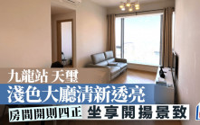 九龍站天璽 淺色大廳清新透亮 坐享開揚景致
