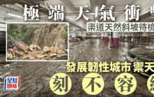 每日雜誌｜渠道系統受衝擊 天然斜坡待檢視 發展「韌性城市」刻不容緩