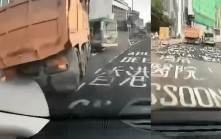 薄扶林綠Van切線捱泥頭車撞釀兩傷 網民：兩個嘅駕駛態度都有問題