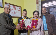 尼泊爾同性婚姻合法化  首對同性伴侶註冊結婚