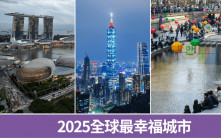 2025最幸福城市｜3個亞洲城市打入金榜頭十位