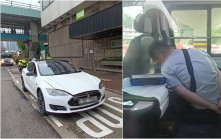 警截紅隧口可疑Tesla 檢大麻拘兩男