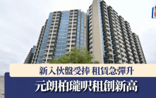 新入伙盤受捧 租賃急彈升 元朗柏瓏呎租創新高
