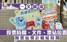 區議會選舉2023｜一文睇投票時間、文件、票站位置 勿做一件事令選票無效