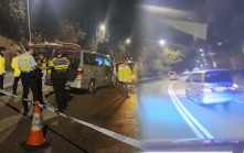 大埔公路6車相撞‧有片｜七人車避警追截一度逆線狂飆 目擊者：勁呀！