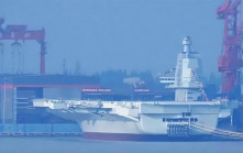 「福建艦」航母甲板畫線煙囪冒煙 網傳國慶節前後海試