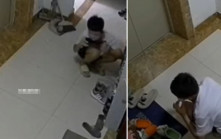 江蘇變態男偷鞋狂舔40分鐘  女戶主睇CCTV：好似食西瓜︱有片