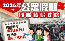 2026年公眾假期請假攻略 農曆新年最抵請2放9 復活、清明節請4放11