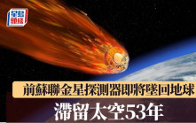 滯留地球軌道53年　前蘇聯發射失敗的金星探測器即將墜回地球
