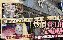 IP經濟｜信和逾90店賣Labubu、Chiikawa周邊  店主分析粉絲瘋搶原因  學者指爆紅有運氣成分