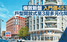 伦敦新盘入门价453万 户型开放式至3房多元化间隔