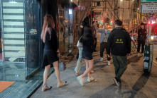 港島反黑組掃灣仔娛樂場所 拘9男女