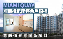 啟德MIAMI QUAY II短期推低座特色戶招標  意向價參考同系項目 示位全面睇