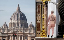 反戰裸漢闖聖伯多祿教堂褻瀆神壇 梵蒂岡辦淨化儀式除晦氣