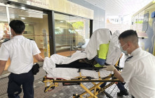 火炭銀禧閣男工遭鋁片擊中 額頭浴血送院
