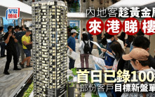 內地客趁黃金周來港睇樓 首日已錄100組 目標新盤單位