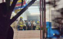 沙田中學實驗室入夜後冒煙 疑充電裝置起火傳爆炸聲 消防救熄