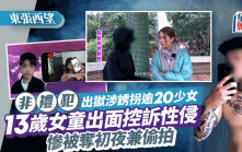 東張西望丨紋身男非禮出獄涉誘拐逾20少女  13歲女童控訴慘被奪初夜兼偷拍