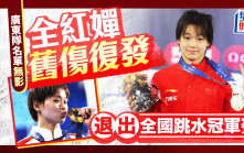 全紅嬋因舊傷復發 退出全國跳水冠軍賽