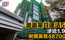滶晨單日連沽5伙 涉近1.9億 呎價高見48700元