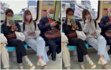 台灣阿伯搭捷運耳機沒插「看A片」　旁邊正妹尷尬到不行︱有片
