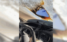 車主小心！英國夫婦留墨鏡在車上  太陽照射冒火燒熔擋風玻璃、軚盤