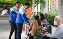 區議會選舉｜黃國興率過百懲教義工 沙田落區籲市民踴躍投票