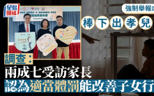 強制舉報虐兒︱調查：三分二家長不清楚條例內容 兩成人以為「用物件擊打」無犯法