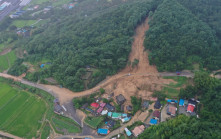 南韩暴雨｜山清郡山泥倾泻 1死3失踪