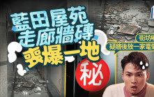 蓝田屋苑走廊墙砖丧爆一地 街坊吓亲疑墙后放一家电肇祸｜Juicy叮