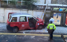 跑馬地巴士站再現驚險車禍 的士直剷波及途人 司機報稱抽筋肇禍