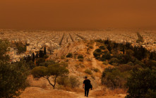 北非沙塵暴籠罩  雅典變橙色
