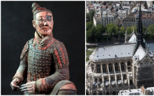 秦始皇馬俑和巴黎聖母院聯動  中法合作開展古文物修復保護合作