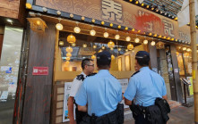 旺角通菜街泰菜館招牌遭淋油 狂徒逃遁警方追查