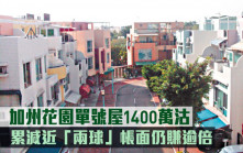 千萬成交｜加州花園單號屋1400萬沽 累減近「兩球」帳面仍賺逾倍